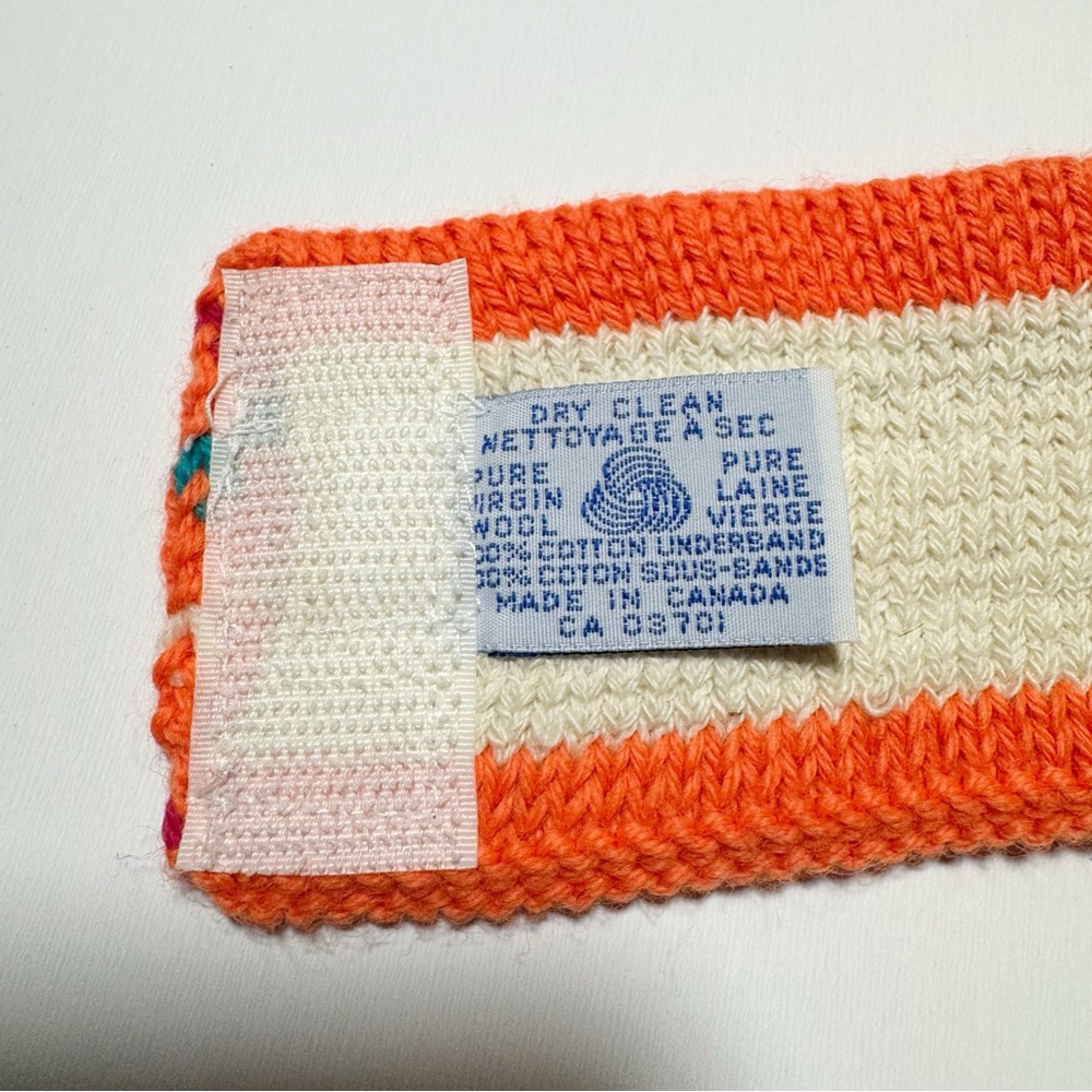 Vintage Murray Merkley Wool Knit Headband - Picture 8 of 9